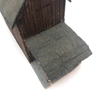Small Handmade Balsa Wood House with Porch
