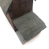 Small Handmade Balsa Wood House with Porch