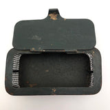 Dark Green Vintage Metal Mesh Live Bait Cage Box