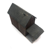 Small Handmade Balsa Wood House with Porch