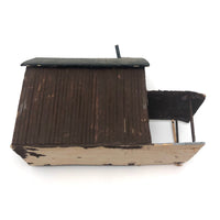 Small Handmade Balsa Wood House with Porch