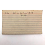 Set of 21 Graphite Drawings of Hand Guns on Card Catalog Index Cards