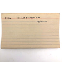 Set of 21 Graphite Drawings of Hand Guns on Card Catalog Index Cards