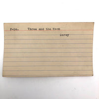 Set of 21 Graphite Drawings of Hand Guns on Card Catalog Index Cards