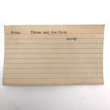 Set of 21 Graphite Drawings of Hand Guns on Card Catalog Index Cards