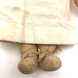 Beautiful Native American Cloth Doll with Hand-painted Papier Mache Head