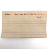 Set of 21 Graphite Drawings of Hand Guns on Card Catalog Index Cards