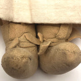 Beautiful Native American Cloth Doll with Hand-painted Papier Mache Head
