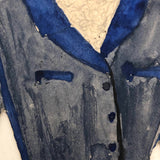 Set of Five Watercolor Paper Doll Dresses