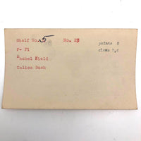 Set of 21 Graphite Drawings of Hand Guns on Card Catalog Index Cards