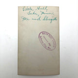 Little Gull Lake, Minnesota "Me and Bluegills" c. 1930s  Black and White Photo