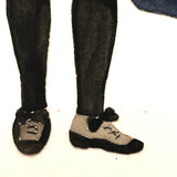 Set of Five Watercolor Paper Doll Dresses