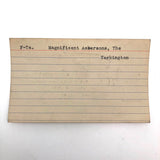 Set of 21 Graphite Drawings of Hand Guns on Card Catalog Index Cards
