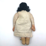 Beautiful Native American Cloth Doll with Hand-painted Papier Mache Head