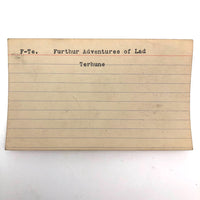 Set of 21 Graphite Drawings of Hand Guns on Card Catalog Index Cards