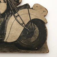 Motorcycle Cop Mounted Photo Cutout