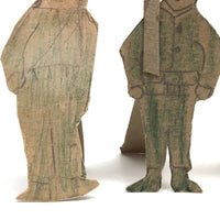 Hand-drawn Stand-up Paper Soldiers with Trumpeter