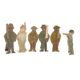 Hand-drawn Stand-up Paper Soldiers with Trumpeter