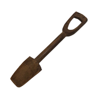 Little Carved Wooden Shovel