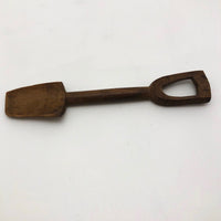 Little Carved Wooden Shovel