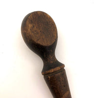 Antique Flathead Screwdriver with Wooden Handle