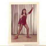 Fabulously Posed Girl in her Dance Costumes, Set of 3 Vintage Photos