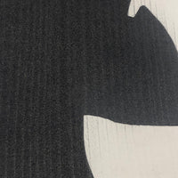 French Abstract Modern Signed Print in the Manner of Ubac and Soulages, 1978