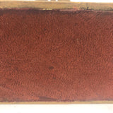 Antique Gold Painted Sculptural Tramp Art Standing Frame with Star on Top