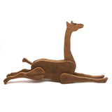 Handmade Jointed Wooden Animals with Hand-drawn Faces