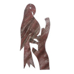 Painted Cut Tin Bird on Branch
