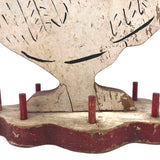 Rooster Sewing Caddy with Incredible Alligatored Crest and Waddle!