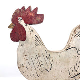 Rooster Sewing Caddy with Incredible Alligatored Crest and Waddle!