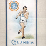Columbia University 1910 Murad Tobacco Silk Runner, Framed