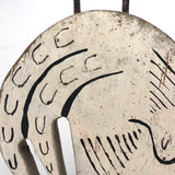 Rooster Sewing Caddy with Incredible Alligatored Crest and Waddle!