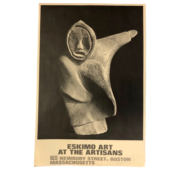 Eskimo Art at the Artisans, Newbury Street 1970s Poster