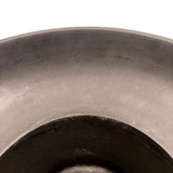 Large Mid-Century Matte Black Italian Ceramic Planter