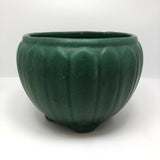 Matte Green Arts and Crafts Pottery Jardiniere