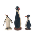 Three Tiny Hand-painted Penguins