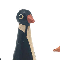 Three Tiny Hand-painted Penguins