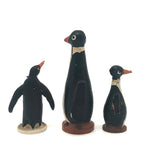 Three Tiny Hand-painted Penguins