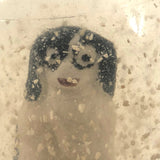 Glass and Porcelain King Charles Spaniel Snow Globe!