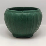 Matte Green Arts and Crafts Pottery Jardiniere