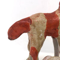 Charming Painted Chalkware Horse Incense Holder