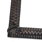 Sweet Old Tramp Art Frame with Heart Corners