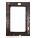 Sweet Old Tramp Art Frame with Heart Corners