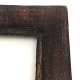 Sweet Old Tramp Art Frame with Heart Corners