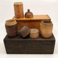 Group of Antique Wooden Boxes