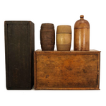 Group of Antique Wooden Boxes