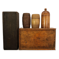 Group of Antique Wooden Boxes