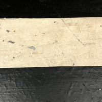Old Hand-held Double-Side Metal Signal Flag, Presumed Railroad